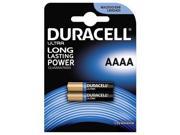 2 Pack Duracell Ultra AAAA 1.5V Alkaline Battery, MX2500, E96, LR8D425
