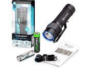 Olight S1a Cree LED 600 Lumens Flashlight, Olight Aa Battery and Edisonbright Aa Alkaline Battery Bundle