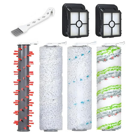 Brush Roll and Filter for Bissell Crosswave Replacement Parts 2554 2554A 2590