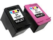 2PK for HP 61 CH561WN CH562WN (New Gen) Deskjet 2514 2540 2541 2542 2543 2544