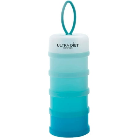 Ultra Diet Portion Control Container Set  Stackable and Detachable  Leak-Proof  Ideal for Weight Control or Storing Food  Snacks or Protein Powders  B