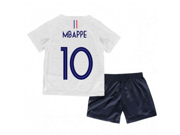 2018-2019 France Away Nike Little Boys Mini Kit (Mbappe 10)