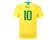 2018-2019 Brazil Home Nike Football Shirt (Pele 10) - Kids