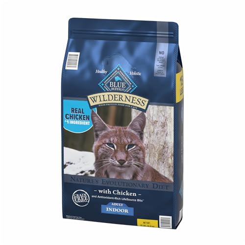 Blue Buffalo Wilderness High Protein  Natural Adult Indoor Dry Cat Food  Chicken 15-lb thumbnail