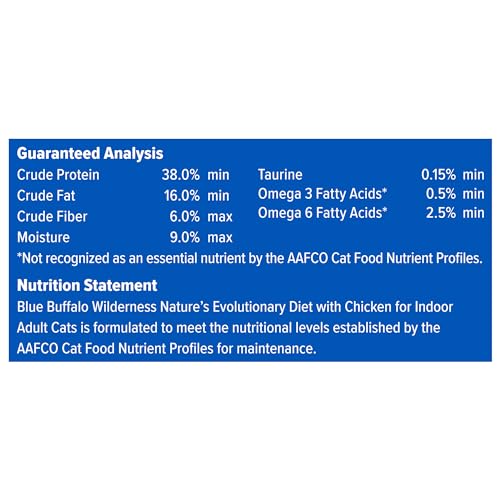 Blue Buffalo Wilderness High Protein  Natural Adult Indoor Dry Cat Food  Chicken 15-lb thumbnail