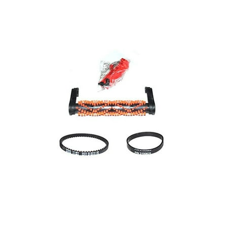 Replacement for Vacuum Cleaner Brushroll with 1 Flat and 1 Geared Belt for Models 8852  1200R  1210  12108  88522  8852R  8852T  9585  88523