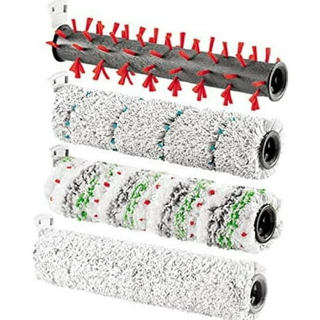 Replacement Brush Roll Bundle for Crosswave Cordless Max Multi-Surface Wet/Dry Vacs  Series 2554  2590  2593  2596