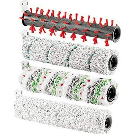Replacement Brush Roll Bundle for Crosswave Cordless Max Multi-Surface Wet/Dry Vacs  Series 2554  2590  2593  2596