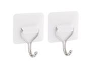 Door Wall Self Adhesive Hook Hanger Support 1.5 Kg 2 Pieces