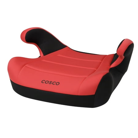 cosco kids rise lx booster car seat  racecar red