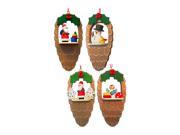Alexander Taron Christian Ulbricht Santas/ Angel/ Snowman Assortment Decorative Hanging Ornament - 1335-10-0489