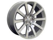 OE Wheels 20 Inch Silver 2253 Rims Tires & TPMS Fit Specific Dodge & Chrysler Cars - 300 SRT Style