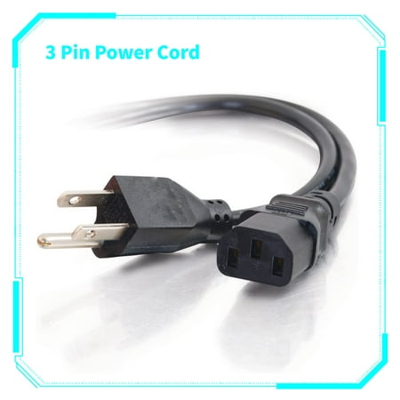 KONKIN BOO Compatible 0/60 Hz 90 Watts 220-230V 115V AC in Power Cord Cable Replacement for Peavey 6505+ 6505 Plus 112 Combo Amp 6505 MH 6505MH Mini H