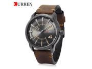 CURREN 8306 Male Quartz Watch Casual Leisure Business Wristwatch for Men