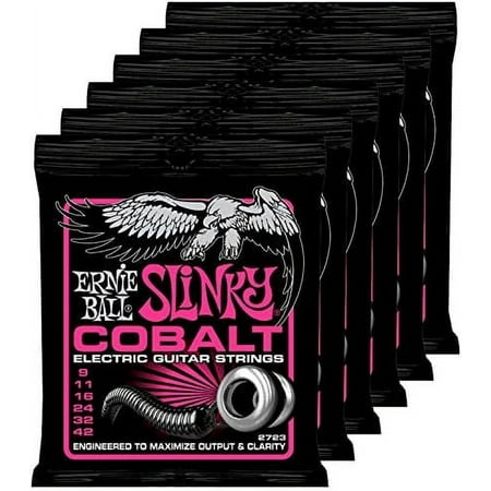 2723 Cobalt Super Electric Guitar Strings 9-42 6 Pack