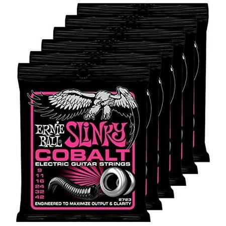 2723 Cobalt Super Electric Guitar Strings 9-42 6 Pack