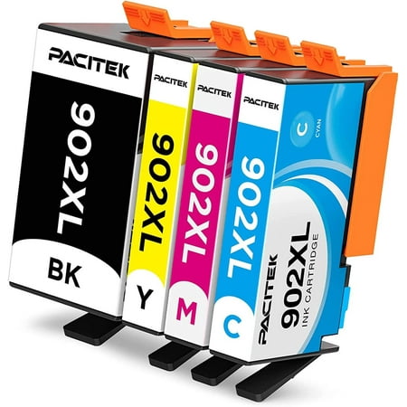 902XL Ink Cartridge Compatible with HP 902 Advanced Chip Technology to Use with Officejet Pro 6974 6968 6978