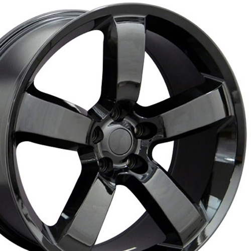 OE Wheels DG04 20 Inch Rim Fits Charger SRT Style 5x115 20x9 Gloss Black - Hollander 2262 (1)