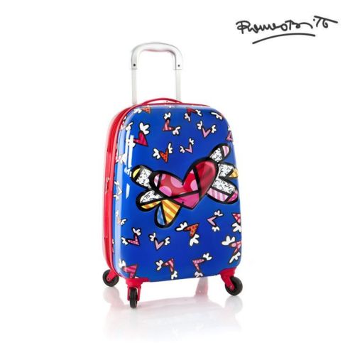 Heys America 16152-6935-00 Britto Tween 3D Pop up Spinner Luggage Heart with Wings - Multi Color