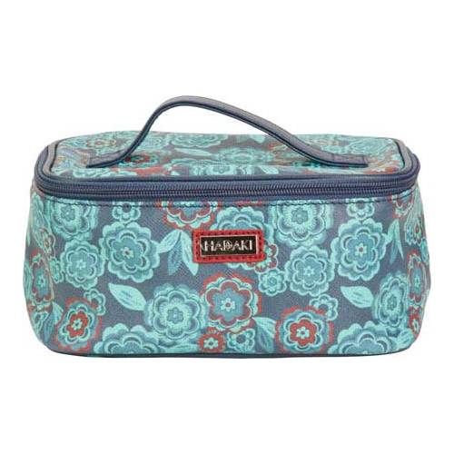 Hadaki by Kalencom Women's Train Cosmetic Case Floral Vegan Leather - US Women's One Size (Size None)