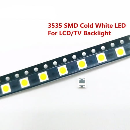 50/100 Pcs Diodes TV Backlight 2W 6V / 1W 3V 3535 SMD LED Televisao Cold White Backlit LCD Backlight for TV