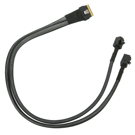 Mini Cable  Silver Plated Oxygen Copper Aluminum Foil SFF-8654 to SFF-8643 Cable Easy Wiring for Switches for Routers for Servers