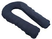 Moonlight Slumber Pillowcase Replacement for Comfort U Full Body Pillow, Navy Light Fleece CU9300 (Pillow Not Included)