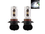 2x 9005 LG 3535 LED Projection Super Bright 30W 6000K White Fog DRL Driving Light