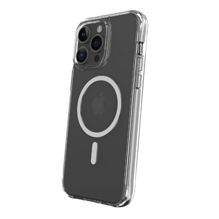 Photo 1 of Onn. MagSafe Compatible Phone Case for iPhone 14 Pro - Clear