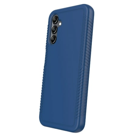 Photo 1 of Onn. Protective Grip Phone Case for Samsung Galaxy A14 5G - Blue