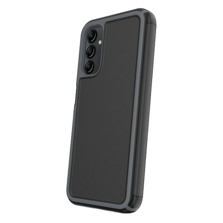 Photo 1 of Onn. Slim Rugged Phone Case for Samsung Galaxy A14 5G - Black/Gray