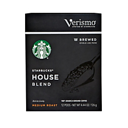 Starbucks Verismo House Blend Brewed Coffee Pods 12-Count