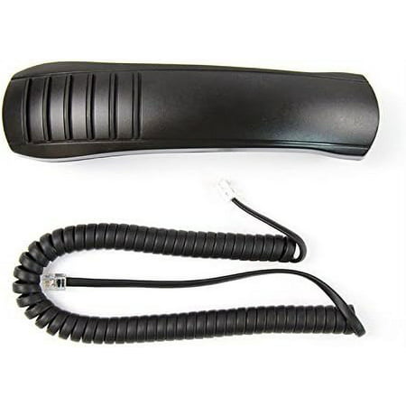 Handset with Curly Cord with Long Lead for Mitel 5300 Series IP Phones 5304 5312 5320 5320e 5324 5330 5330e 5340 5340e and 5360