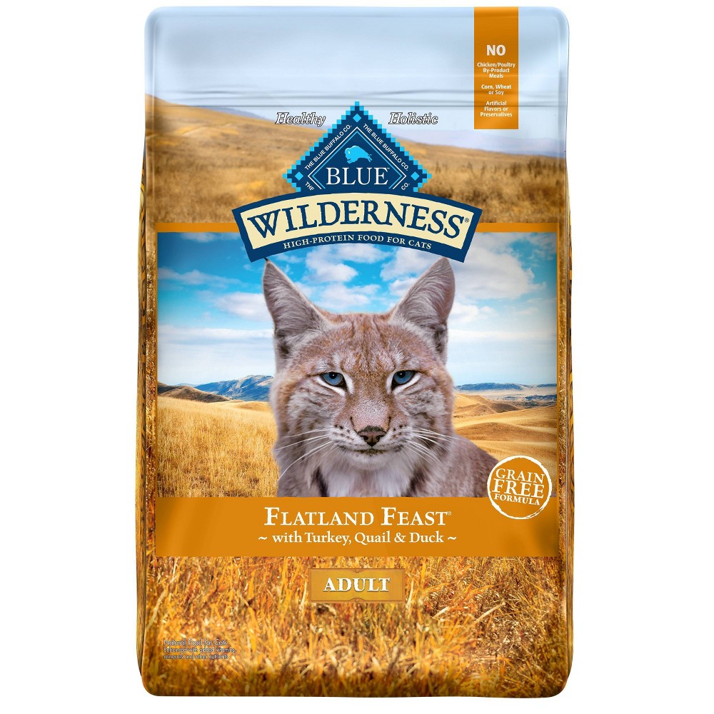 Blue Buffalo Blue Wilderness Regionals Flatland Feast Dry Cat Food, 10 Lbs.