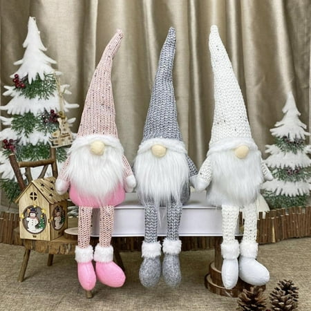 3pcs Valentine S Day Gnome Plush Faceless Doll Long Legs Dwarf Elf Valentine S Day Holiday Wedding Birthday Easter Gift Handmade Stuffed Blessing Doll