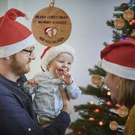 Christmas Gifts See You in 2024 Christmas Tree Ornament a Perfect Gift for the Suitable Parents! Christmas Decor - Under $5.00 Clearance