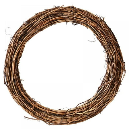 Natural Grapevine Wreathes Vine Branch Wreath Rattan Wreath Garland Decoration for DIY Festivals Decorations Wreath Craft and Wedding Decors
