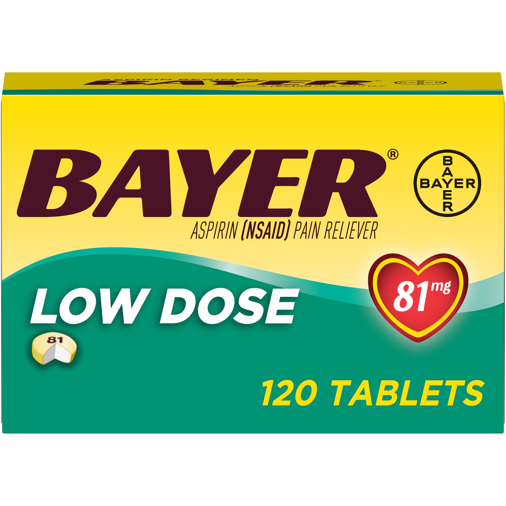 Bayer - Low Dose Coated Tablets - 120 Ct