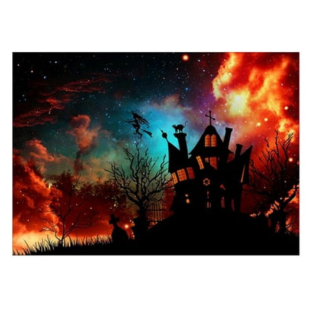 Diamond Halloween House Pattern Painting by Diamond Cross Stitch Kit Wall Decor Home Ornaments 7668