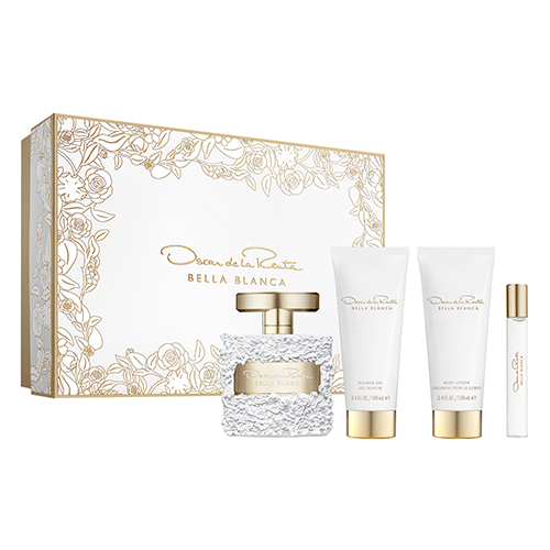 Bella Blanca by Oscar De La Renta 4 Pcs Gift Set for Women New