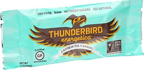 Thunderbird Energetica Cashew Fig Carrot Real Food Bar, 1.7 Oz