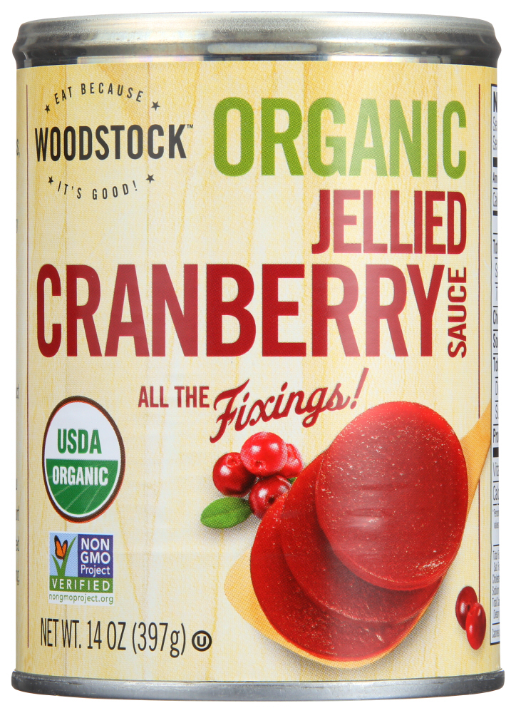 Cranberry Sauce 95% Organic Jellied 14 Oz -Pack of 24
