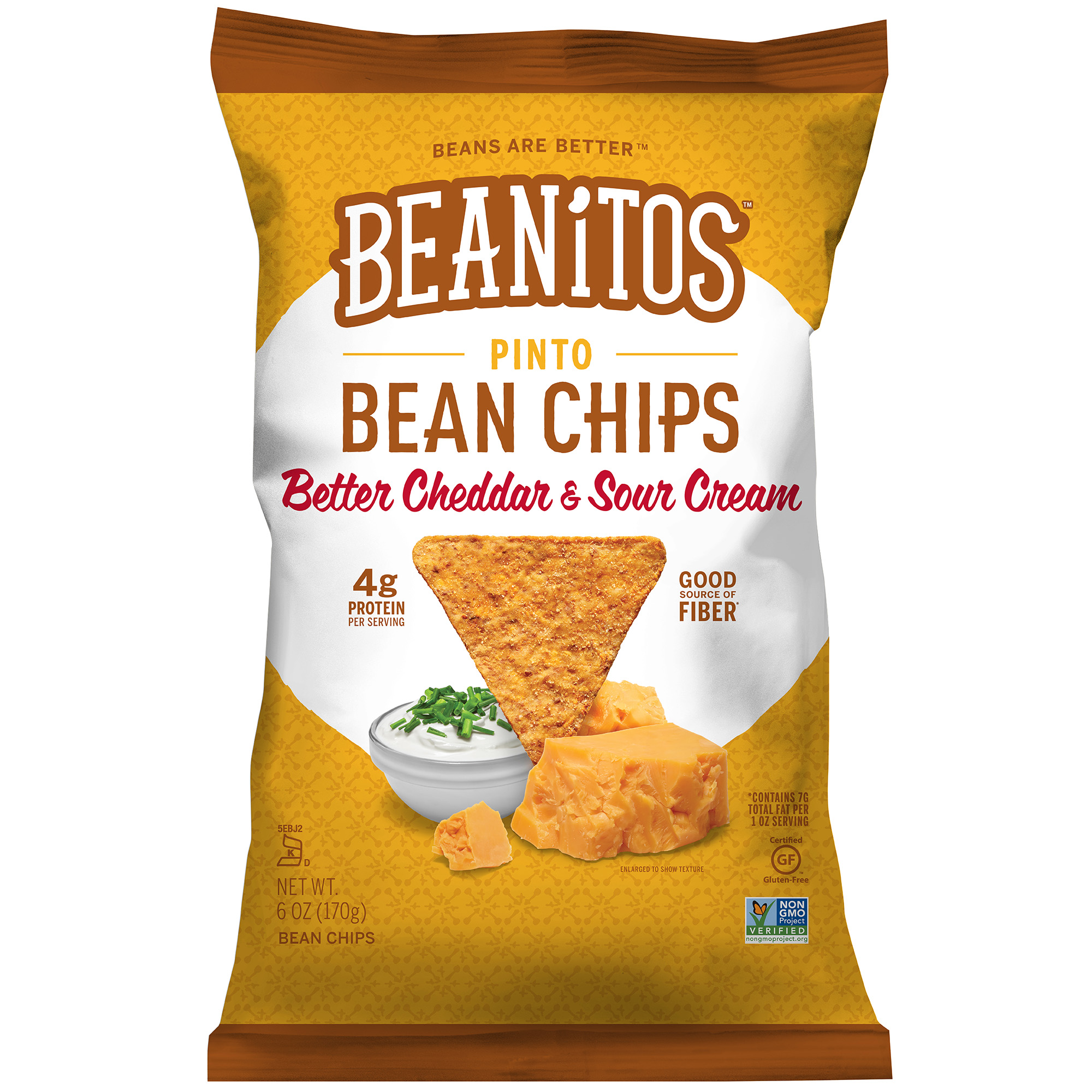 Better Cheddar & Sour Cream Pinto Bean Chips