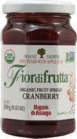 Rigoni di Asiago Fiordifrutta Organic Fruit Spread Cranberry -- 8.82 oz