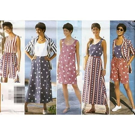 Sewing Pattern 4542 Misses  Shirt  Dress  Top  Skirt & Shorts  Sizes 16 18 20 22