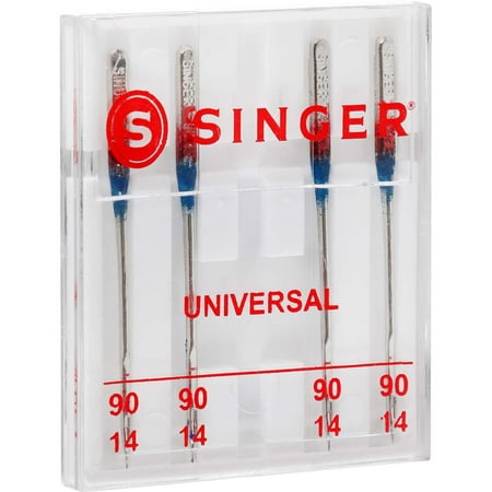 SINGER 4723 Universal Regular Point Sewing Machine Needles  Size 90/14  4-Count 4.0