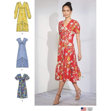 8875 Misses Dress Sewing Pattern Sizes14-22/4 Styles