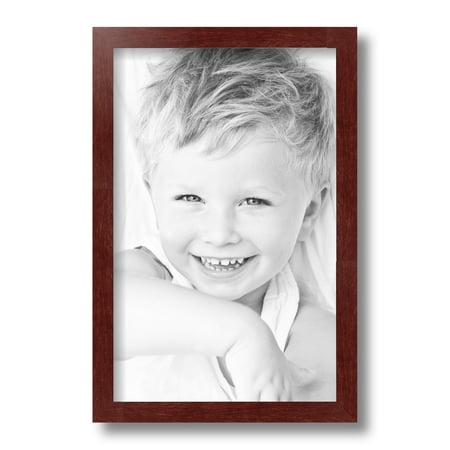 ArtToFrames 8.5x14  Maple Wood Picture Frame  Red Wood Poster Frame  with Regular Glass and Foam Backing 3/16 Inch (FBPL-4962)