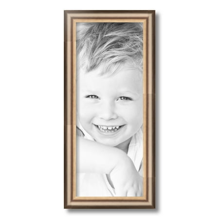 ArtToFrames 8x20  Anique Silver Picture Frame  Silver Wood Poster Frame  with Regular Glass and Foam Backing 3/16 Inch (FBPL-4964)