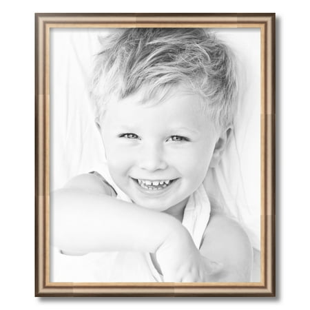 ArtToFrames 20x24  Anique Silver Picture Frame  Silver Wood Poster Frame  with Regular Acrylic and Foam Backing 3/16 Inch (FBPL-4964)